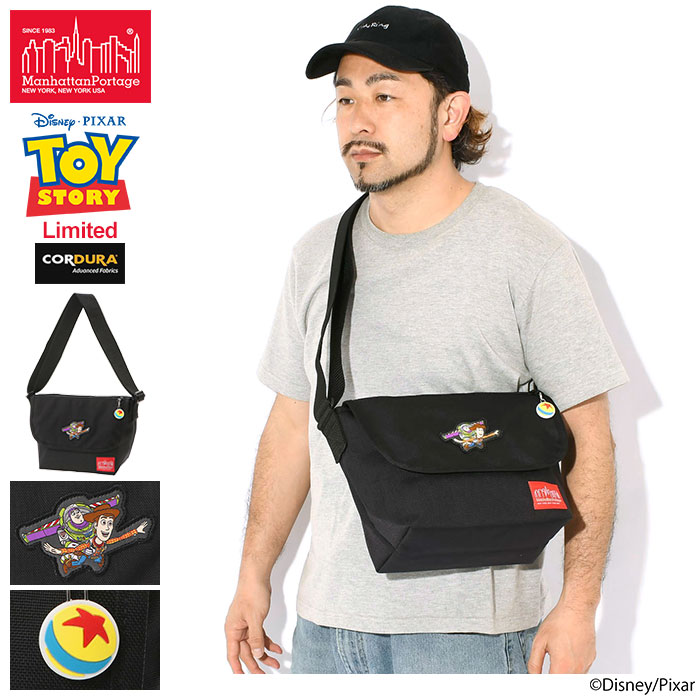 【ポイント10倍】マンハッタンポーテージ Manhattan Portage メッセンジャーバッグ トイ・ストーリー ナイロン (SM) FZP MGNT ウッディ バズ・ライトイヤー 限定 ( TOY STORY Nylon Messenger Bag (SM) FZP MGNT Woody Buzz Lightyear Limited MP1605JRMGNTTOYWBZ )｜ice field（アイスフィールド）
