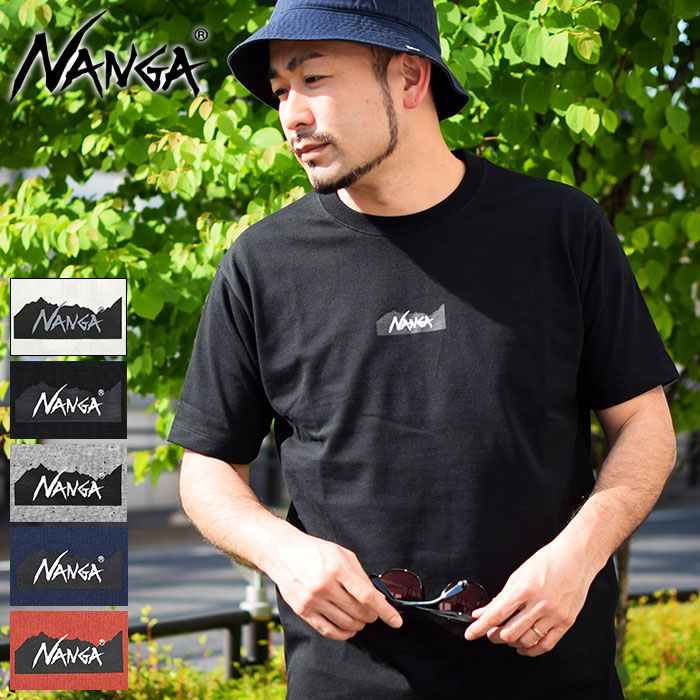 ナンガ NANGA Tシャツ 半袖 メンズ エコ ハイブリッド MT ロゴ ( NANGA ECO Hybrid MT Logo S/S Tee ティーシャツ T-SHIRTS カットソー トップス メンズ 男性用 NW2211-1G208 )( 父の日ギフト 遅れてごめん プレゼント 父の日 ラッピング対応可能 2025 )[M便 1/1]