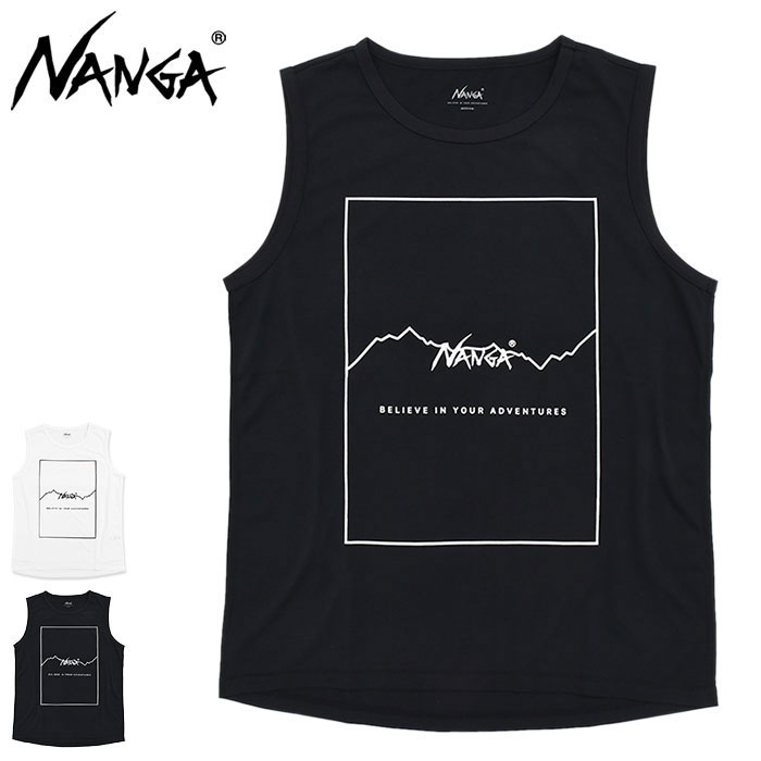 【楽天市場】ナンガ NANGA タンクトップ メンズ ドライ ミックス フレーム ロゴ ( NANGA Dry Mix Frame Logo