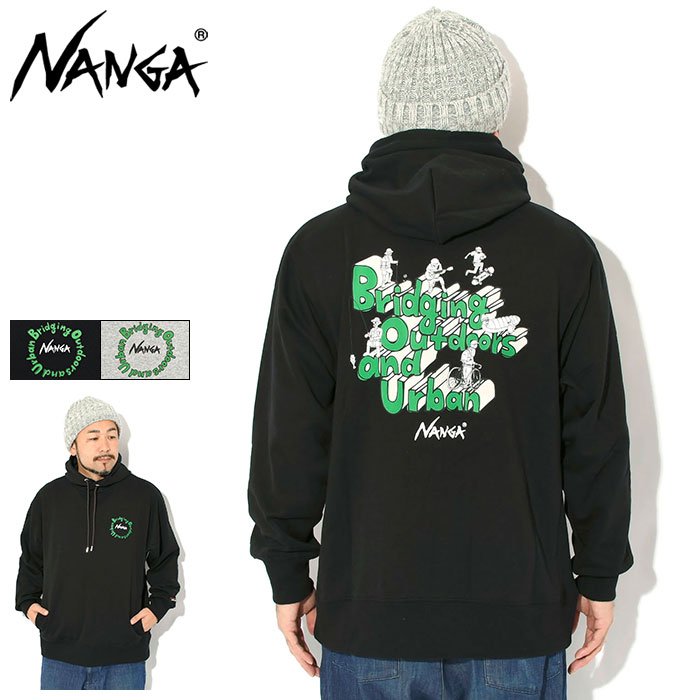 ナンガ NANGA パーカー プルオーバー メンズ エコ ハイブリッド BOU2 スウェット フーディ ( NANGA ECO Hybrid BOU2 Sweat Hoodie 木村俊彦 フード フーディー Pullover Pull Over Hoody Parker トップス メンズ 男性用 N2530-1Q070Z )