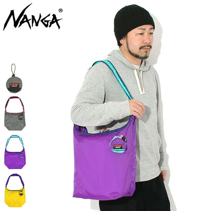 ナンガ NANGA ショルダーバッグ ポケッタブル ( NANGA Pocketable Shoulder Bag エコバッグ ショッピングバッグ サブバッグ 折りたたみ 買い物袋 メンズ レディース ユニセックス 男女兼用 N2600-3N098Z )[M便 1/1] ice field icefield