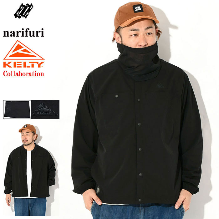 ナリフリ narifuri ジャケット メンズ ケルティ ラッシュ コンフォート カーディガン コラボ ( narifuri×KELTY Rush Comfort Cardigan JKT JACKET JAKET アウター メンズ 男性用 自転車 サイクル NFKL-03 ) ice field icefield