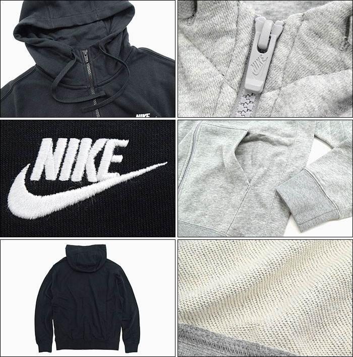 nike club french terry hoodie