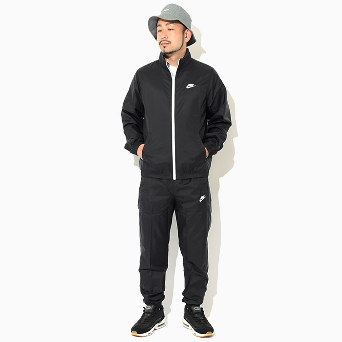 Nike Men AS CLUB LND Woven Track Suit Set Black Jacket Pant Jersey  DR3338-010