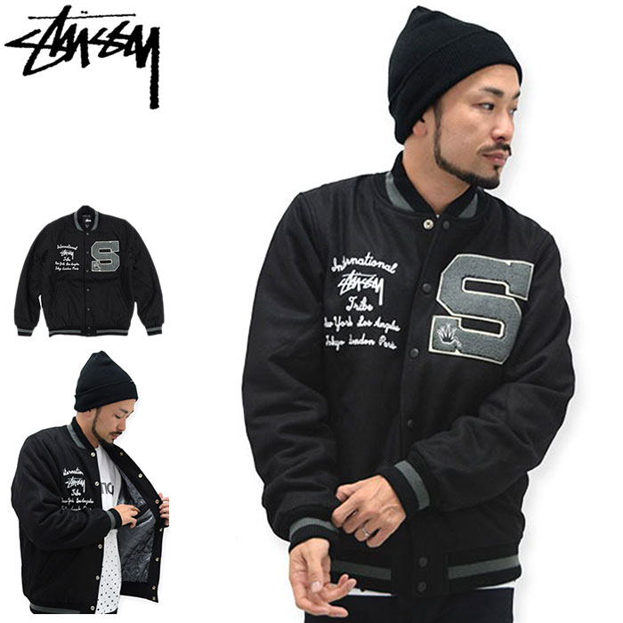 STUSSY ステューシー 中綿ジャケット S ブラウン メンズ