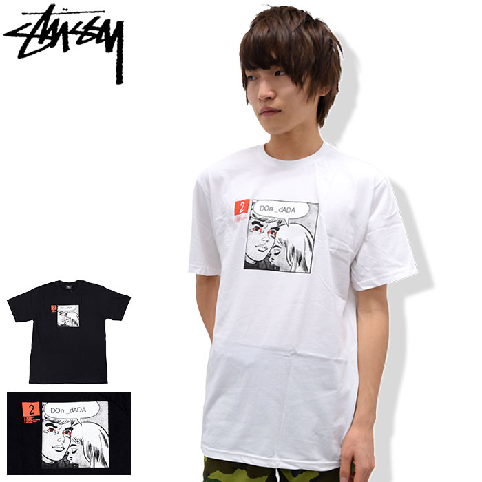 楽天市場】【アウトレット(不良箇所あり)】ステューシー STUSSY Tシャツ 半袖 メンズ Harumi Yamaguchi Girl コラボ (  stussy×Harumi Yamaguchi tee ティーシャツ T-SHIRTS カットソー トップス 山口はるみ Wネーム メンズ・男性用  1904096 ストゥーシー スチューシー )[M ...