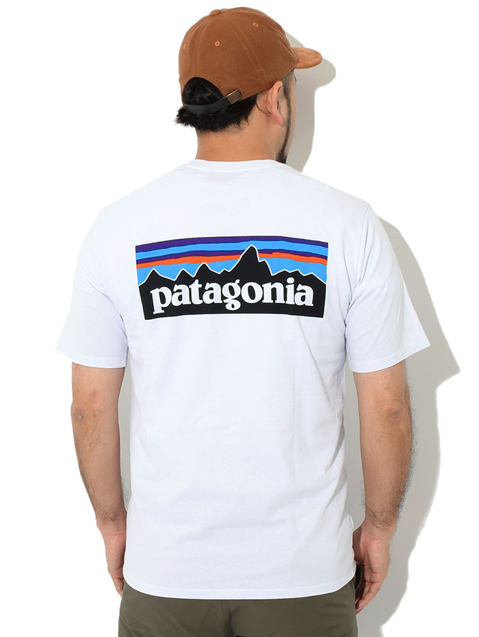 パタゴニア Patagonia Tジャージー 半袖 メンズ P 6 ロゴタイプ レスポンシビリ紅茶 Patagonia P 6 Logo Responsibili S S Tee ティーシャツ T Shirts カットソー トップス アウトドア Usa典型 M書信 1 1 Ice Field Icefield Cannes Encheres Com