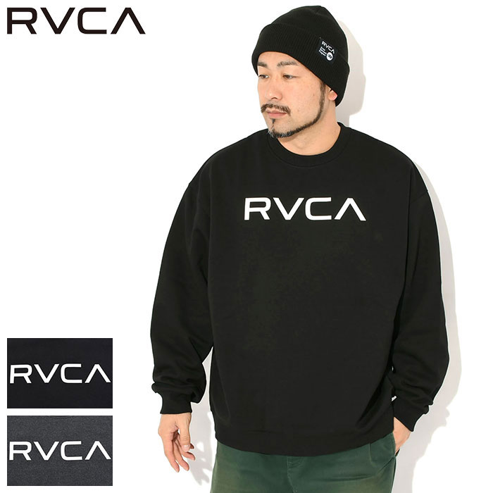 ルーカ RVCA トレーナー メンズ ビッグ ルーカ フェード クルー スウェット ( RVCA Big RVCA Fade Crew Sweat ビッグシルエット オーバーサイズ スエット トレナー トレイナー トップス メンズ 男性用 BF042002 )
