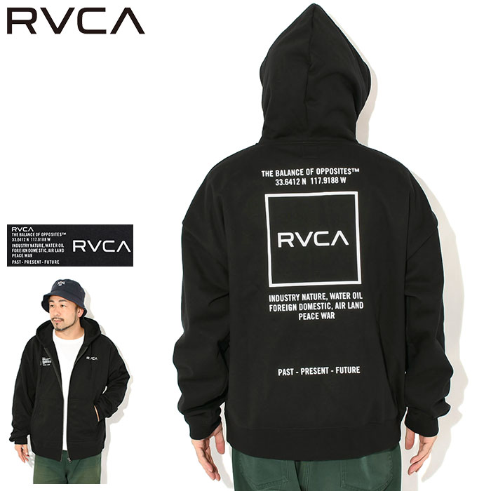 ルーカ RVCA パーカー ジップアップ メンズ ニュー ボックス WRWB ( RVCA New Box WRWB Full Zip Hoodie 撥水 防風 保温 暖かい あったか 裏起毛 ビッグシルエット オーバーサイズ フード フーディー ジップパーカー フルジップ スウェット Zip up Hoody Parker BF042018 ) 11,286円