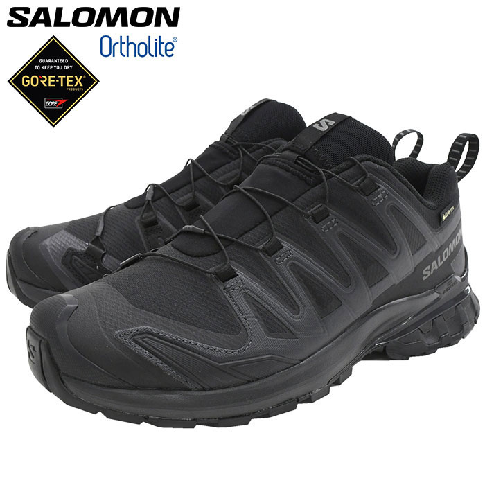 【ポイント10倍】サロモン SALOMON スニーカー メンズ 男性用 エックスエー プロ 3D V9 ワイド ゴアテックス Black/Phantom/Pewter ( SALOMON XA PRO 3D V9 WIDE GTX GORE-TEX 防水 トレイルランニングシューズ EEE SNEAKER MENS・靴 シューズ SHOES L47277000 )｜ice field（アイスフィールド）