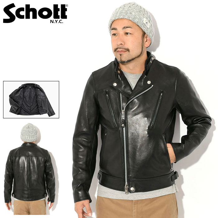 楽天市場】Schott（ショット）ジャージ ダブル ライダース