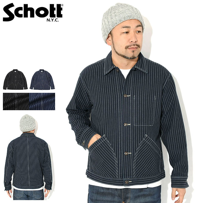 【ポイント10倍】ショット Schott ジャケット メンズ オールド ヒッコリー デニム ( Schott Old Hickory Denim JKT デニムジャケット トラッカージャケット JACKET JAKET アウター ジャンパー・ブルゾン メンズ 男性用 7825952003 3122066 ) ice field icefield 20,350円