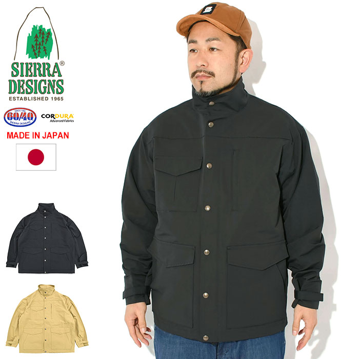 【ポイント10倍】シエラデザインズ SIERRA DESIGNS ジャケット メンズ ライト パナミント ( SIERRADESIGNS Light Panamint JKT Made in JAPAN 日本製 60/40クロス ロクヨン JACKET アウター シェラデザイン 631011 )