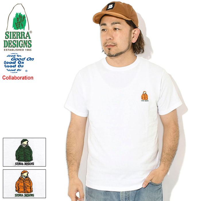 【ポイント10倍】シエラデザインズ SIERRA DESIGNS Tシャツ 半袖 メンズ グッドオン タイニー マンパ コラボ ( SIERRA DESIGNS&times;Good On Tiny MUN-PA S/S Tee ティーシャツ T-SHIRTS カットソー トップス シェラデザイン 931014 )[M便 1/1]｜ice field（アイスフィールド）