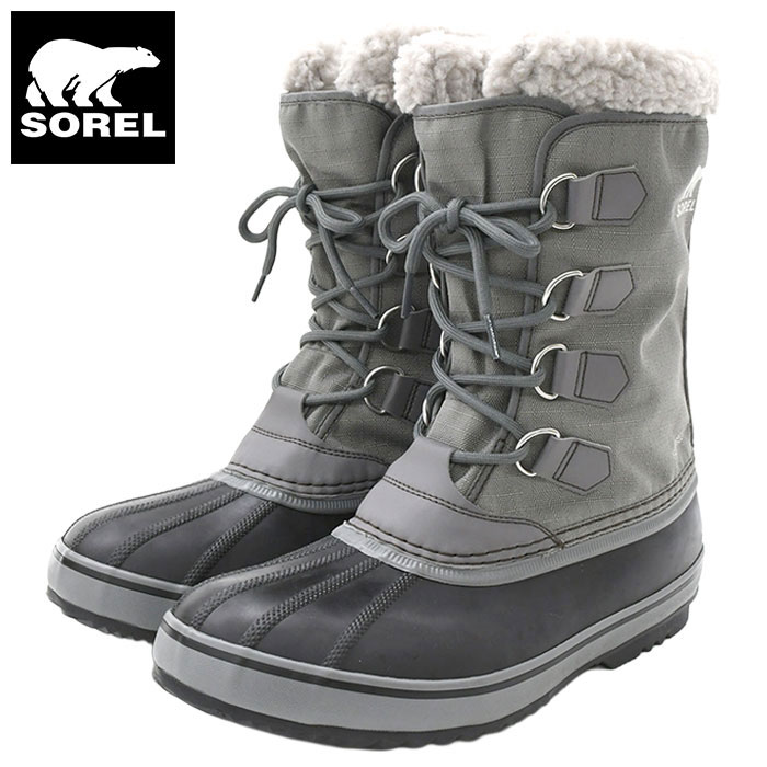 SOREL スノーブーツ 27cm グレー 新品未使用品 箱付き 楽天市場】ソレル SOREL スノーブーツ メンズ 男性用 ソレル