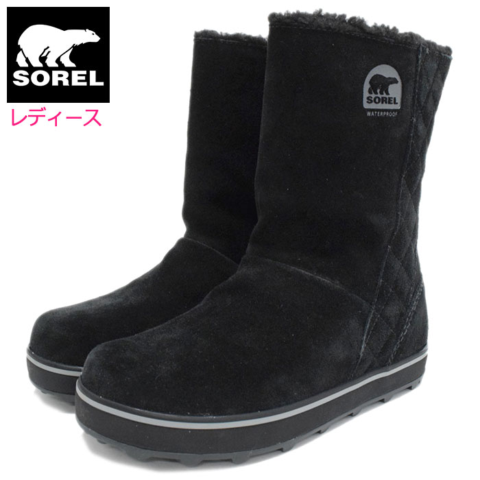 【楽天市場】ソレル SOREL スノーブーツ レディース 女性用 グレイシー WP Black ウィメンズ ( Sorel GLACY WP
