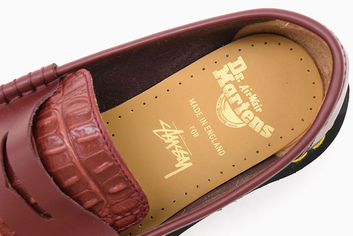 激安ブランド ステューシー Stussy シューズ メンズ 男性用 ドクターマーチン ペントン ローファー Cherry Red コラボ Stussy Dr Martens Penton Loafer Made In England Shoes 靴 Usaモデル 正規 品 ステューシー ドクターマーチン 最安値 Www Eduka Rs