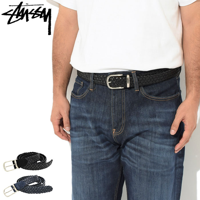 【楽天市場】ステューシー STUSSY ベルト メンズ Braided Leather ( stussy belt レザーベルト メンズ 男性