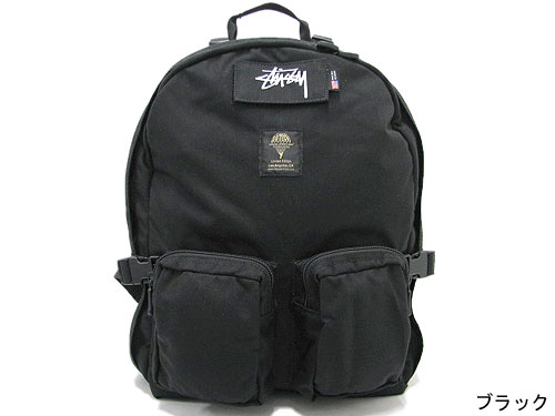 ☆人気☆【STUSSY】☆Stussy Canvas Backpac.k Washed Black☆ (STUSSY