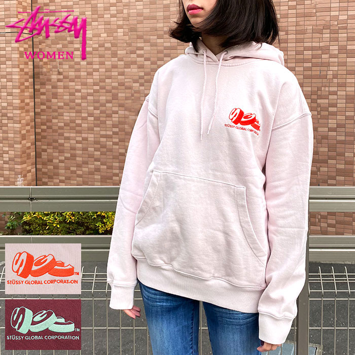 高質で安価 楽天市場 ステューシー Stussy プルオーバー パーカー レディース Women Global Pullover Hoodie ビッグシルエット オーバーサイズ フード フーディ スウェット トップス Parker ガールズ ウーマンズ ウィメンズ Ladys Womens Usaモデル 正規 品
