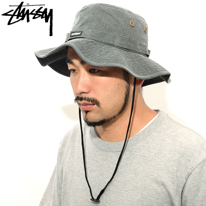 stussy washed ripstop boonie bucket hat