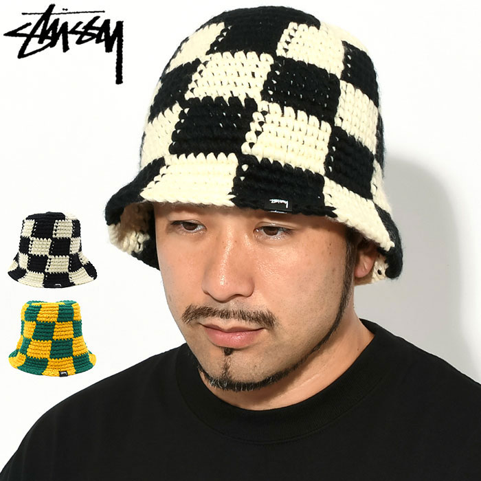 楽天市場】ステューシー STUSSY バケット ハット Swirl Knit Bucket 