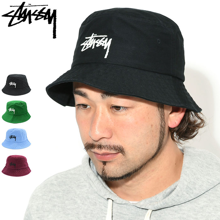 楽天市場】ステューシー STUSSY バケット ハット Washed Stock Bucket