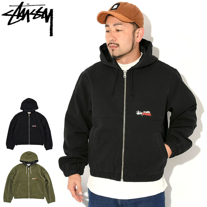 【楽天市場】ステューシー STUSSY ジャケット メンズ Canvas Insulated Work ( stussy JKT ワークジャケット  JACKET JAKET アウター ジャンパー・ブルゾン メンズ・男性用 115649 USAモデル 正規 品 ストゥーシー スチューシー ) ice  field icefield : ice field ...