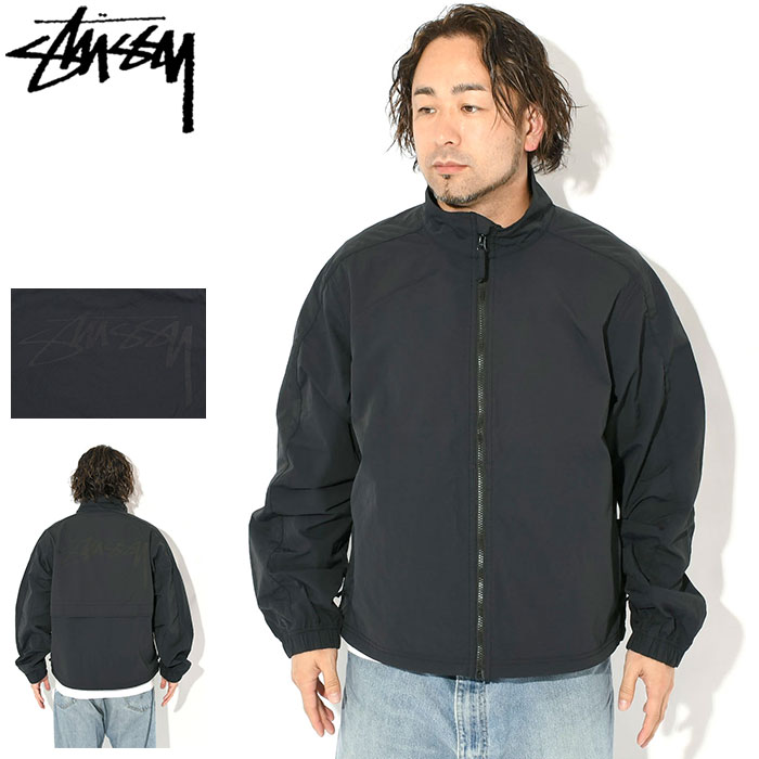 ステューシー STUSSY ジャケット メンズ Lightweight Mock ( stussy JKT ナイロンジャケット JACKET JAKET アウター ジャンパー・ブルゾン メンズ 男性用 115902 USAモデル 正規 品 ストゥーシー スチューシー )｜ice field（アイスフィールド）