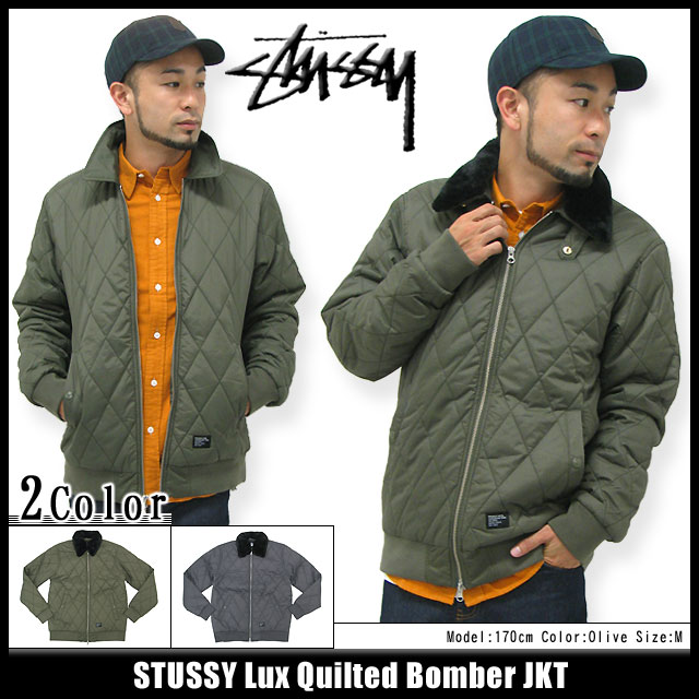 ice field Stussy  STUSSY  Lux Quilted Bomber  jacket stussy  