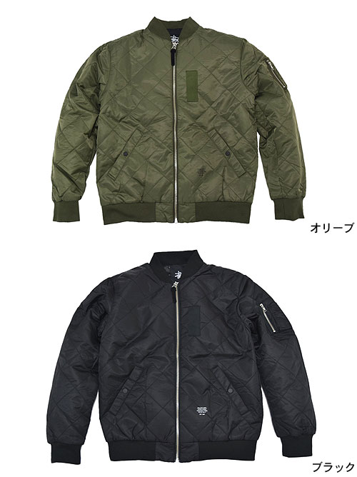  STUSSY Quilted MA1 stussy JKT JACKET 