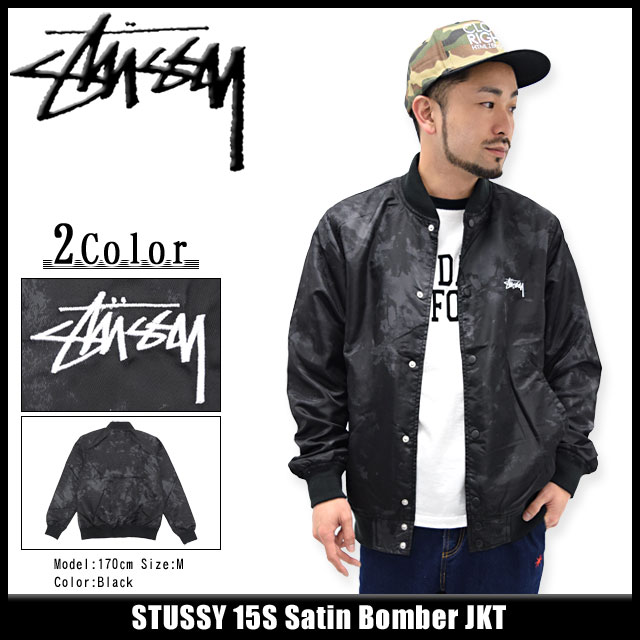    STUSSY  15S Satin Bomber   stussy  JKT 