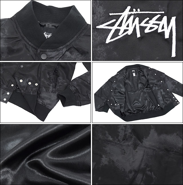 ice field Stussy  STUSSY  15S Satin Bomber  jacket stussy  