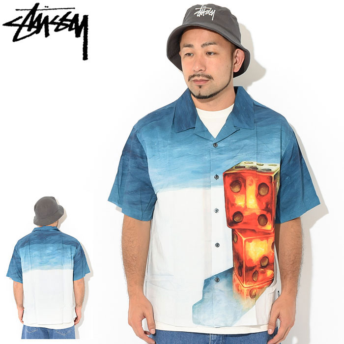 楽天市場】ステューシー STUSSY シャツ 半袖 メンズ Poppy ( stussy shirt アロハシャツ オープンカラーシャツ カジュアル シャツ トップス メンズ 男性用 1110166 USAモデル 正規 品 ストゥーシー スチューシー ) ice field icefield :  ice field（アイスフィールド）