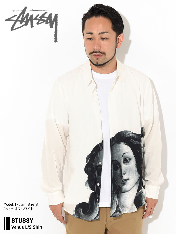 即納 最大半額 ステューシー Stussy シャツ 長袖 メンズ レディース Venus Stussy Shirt カジュアルシャツ トップス ユニセックス 男女兼用 2111 Usaモデル 正規 品 ストゥーシー スチューシー Ice Field Icefield お1人様1点限り Www Timesofbahrain Com