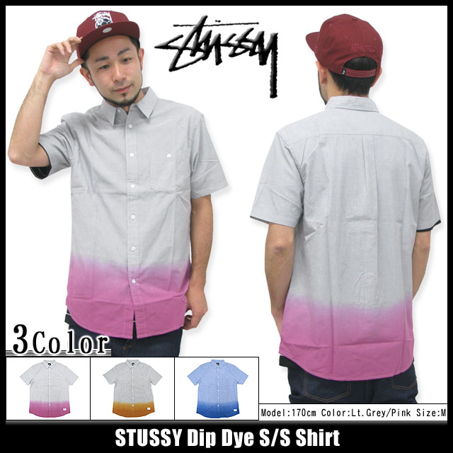 【楽天市場】ステューシー STUSSY Dip Dye シャツ 半袖(stussy shirt シャツ メンズ・男性用 111721