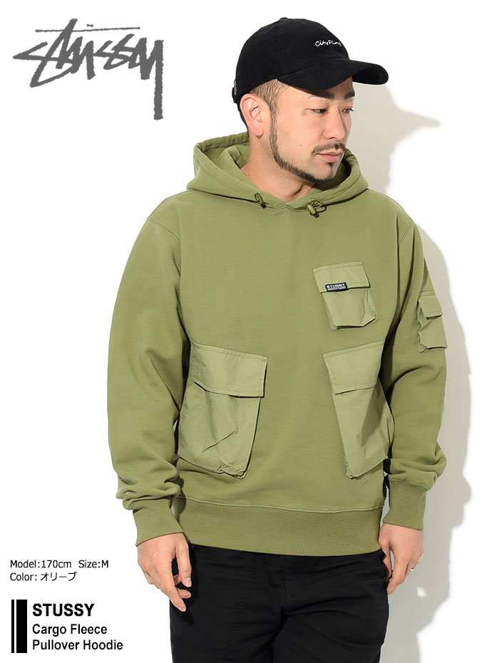 cargo fleece hoodie