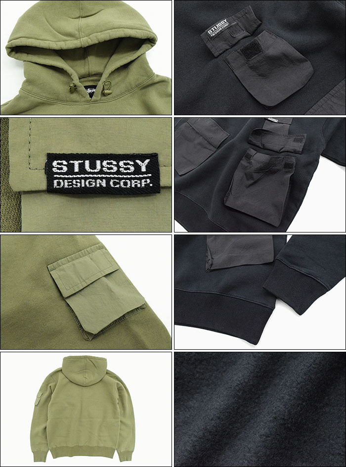 cargo fleece hoodie