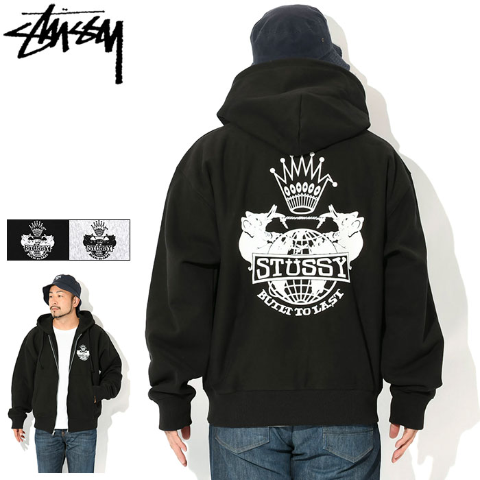 l*q様 ステューシー　パーカー STUSSY ステューシー パーカー ジップアップ メンズ Stock Logo