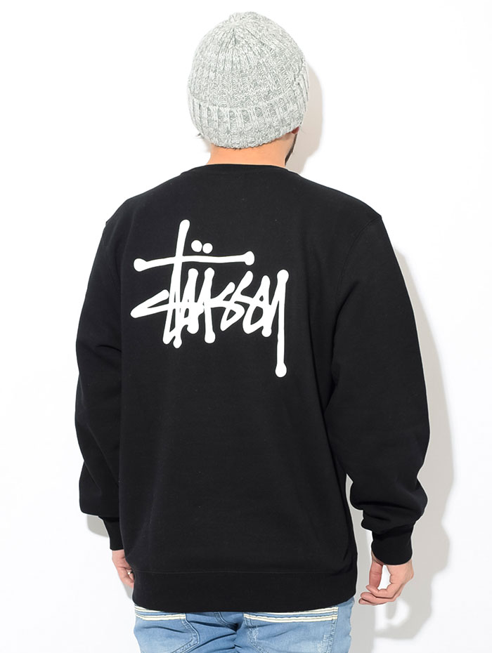 在庫限り ステューシー Stussy トレーナー メンズ Basic Stussy Stussy Sweat スウェット スエット トレナー トレイナー トップス ベーシック メンズ 男性用 Usaモデル 正規 品 ストゥーシー スチューシー Ice Field Icefield 現金特価
