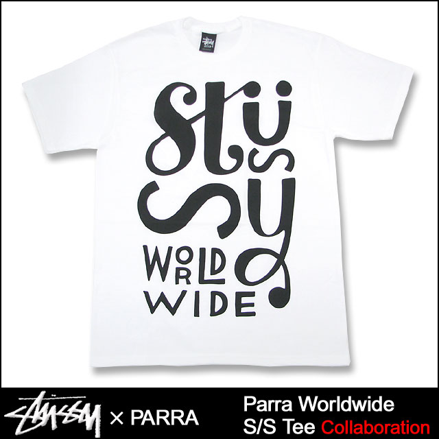 楽天市場 ステューシー Stussy Parra Parra Worldwide Tシャツ 半袖 コラボ Stussy Tee ティーシャツ T Shirts トップ Wネーム メンズ 男性用 スチューシー Ice Filed Icefield Ice Field アイスフィールド