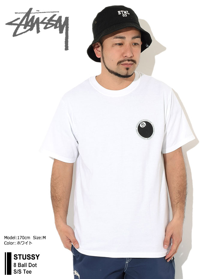 ステューシー Stussy Tワイシャツ 半袖 メンズ レディース 8 Ball Dot Stussy Tee ティーインググラウンドシャツ T Shirts カットソー トップス メンズ 男性使いみち Usaひな型 本則 値打ち ストゥーシー スチューシー M手簡 1 1 Ice Field Icefield Cannes