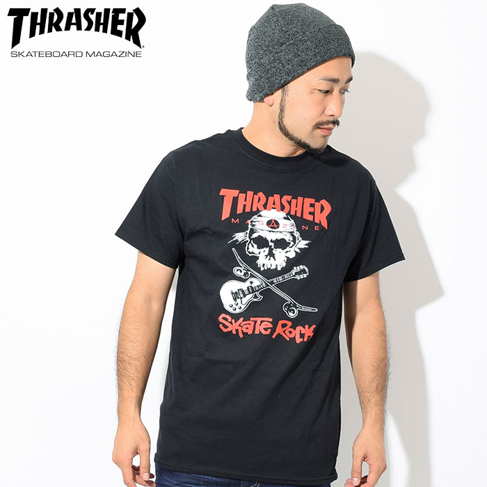 【楽天市場】スラッシャー THRASHER Tシャツ 半袖 メンズ スケート ロック(THRASHER Skate Rock S/S Tee