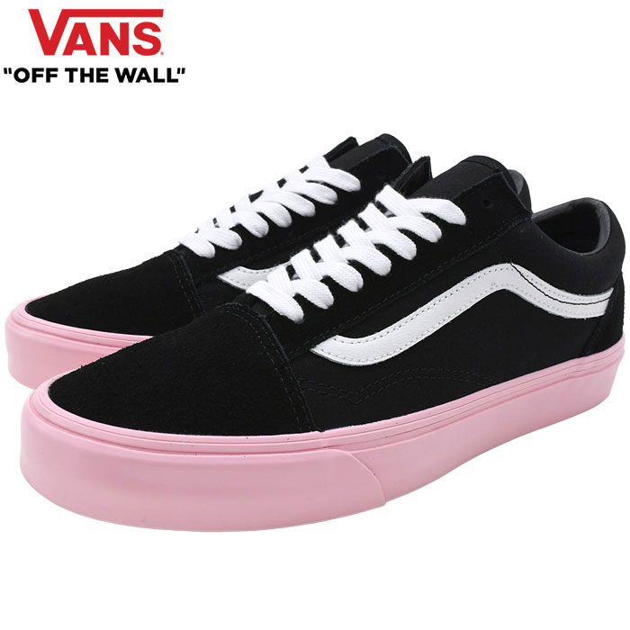 バンズ VANS スニーカー メンズ 男性用 オールドスクール Sidewall Pink/Black ( vans VN000D6WPIB Old Skool ローカット SNEAKER MENS・靴 シューズ SHOES ヴァンズ )｜ice field（アイスフィールド）