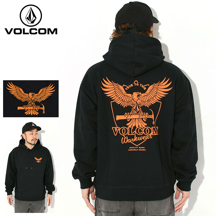 ボルコム VOLCOM プルオーバー パーカー メンズ ハンマード ( VOLCOM Hammered Pullover Hoodie 保温 暖かい あったか 裏起毛 フード フーディ スウェット Pull Over Hoody Parker トップス メンズ 男性用 ヴォルコム V-A4112602 )