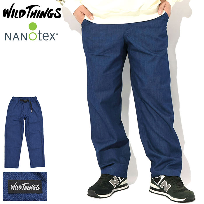 ワイルドシングス WILD THINGS パンツ メンズ ナノテックス デニム ( WILD THINGS Nanotex Denim Pant 撥水 通気性 ボトムス メンズ 男性用 WT25036KB ) ice field icefield|ice field(アイスフィールド)