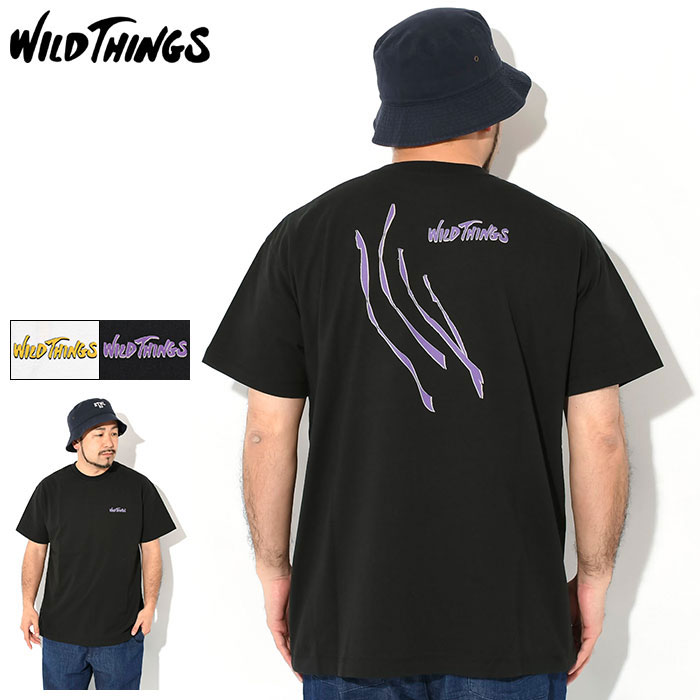 ワイルドシングス WILD THINGS Tシャツ 半袖 メンズ クロー マークス ( WILD THINGS Claw Marks S/S Tee ビッグシルエット オーバーサイズ ティーシャツ T-SHIRTS カットソー トップス メンズ 男性用 WT24048SK )[M便 1/1] ice field icefield