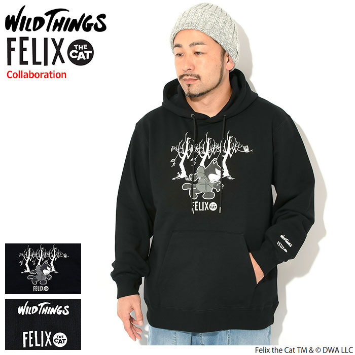 【楽天市場】ワイルドシングス WILD THINGS パーカー プルオーバー メンズ フィリックス ザ キャット モンスター コラボ ( WILD  THINGS×FELIX THE CAT Monster Pullover Hoodie フード フーディ スウェット Pull Over Hoody  Parker トップス メンズ 男性用 ...