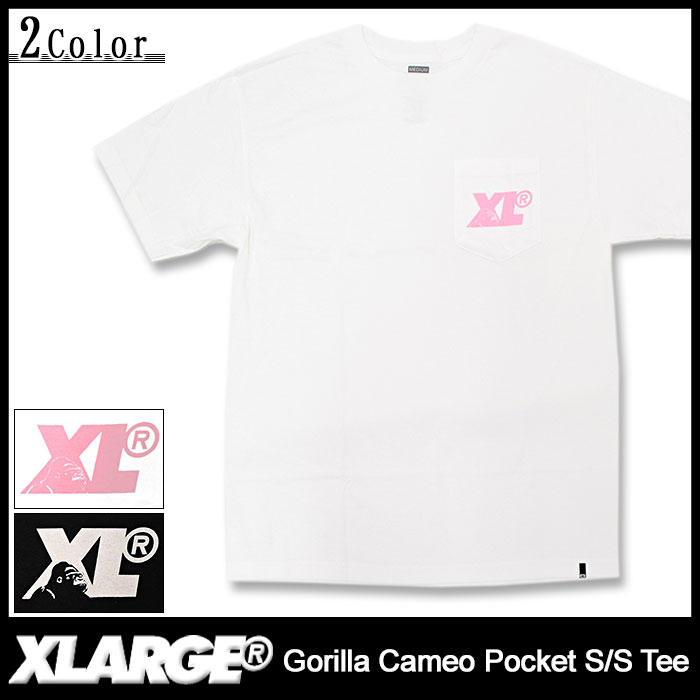【楽天市場】エクストララージ X-LARGE Tシャツ 半袖 メンズ ゴリラ カメオ ポケット(x-large Gorilla Cameo