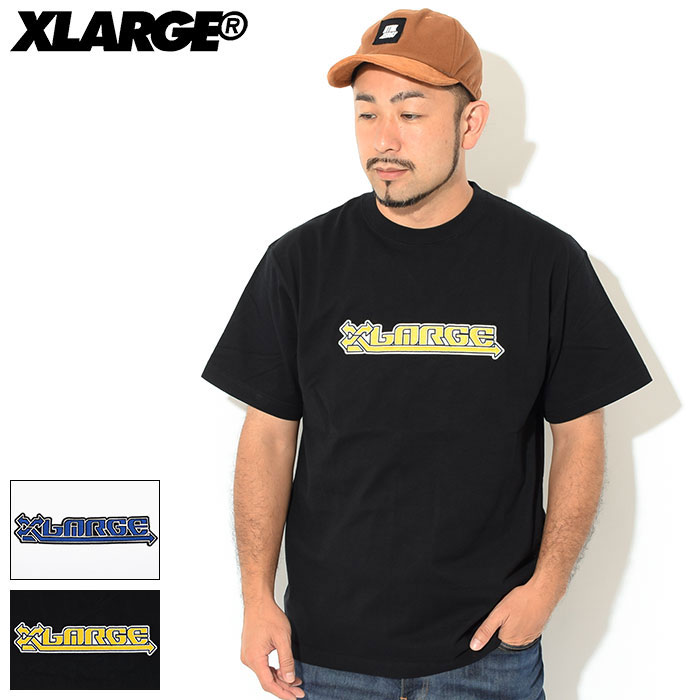 XLARGE☆ペイント ロゴ 半袖 Tシャツ XLARGE エクストララージ Tシャツ 半袖 X-LARGE メンズ ペイント